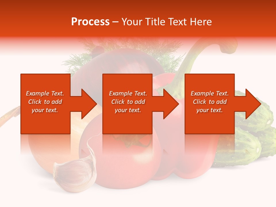 A Group Of Different Types Of Vegetables On A White Background PowerPoint Template