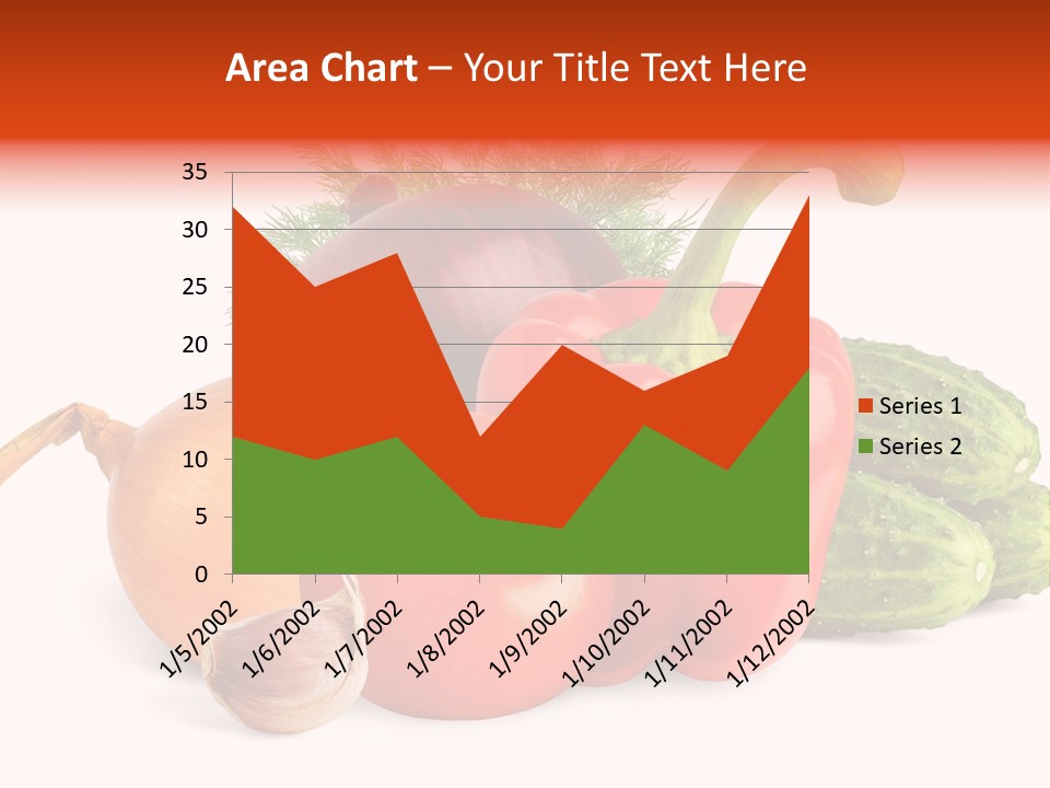 A Group Of Different Types Of Vegetables On A White Background PowerPoint Template
