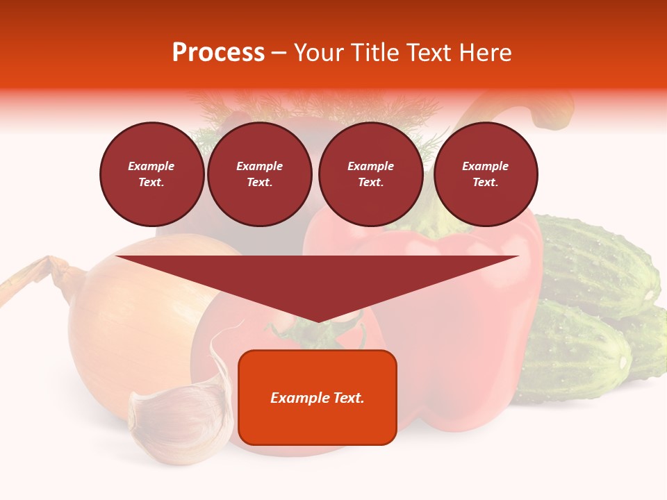 A Group Of Different Types Of Vegetables On A White Background PowerPoint Template