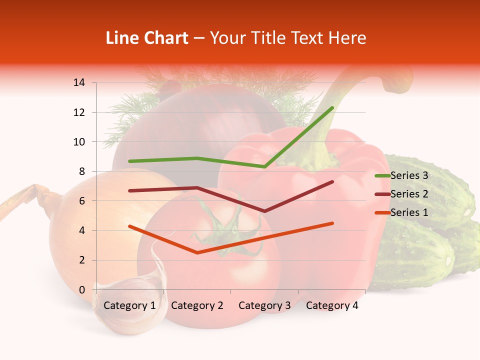 A Group Of Different Types Of Vegetables On A White Background PowerPoint Template