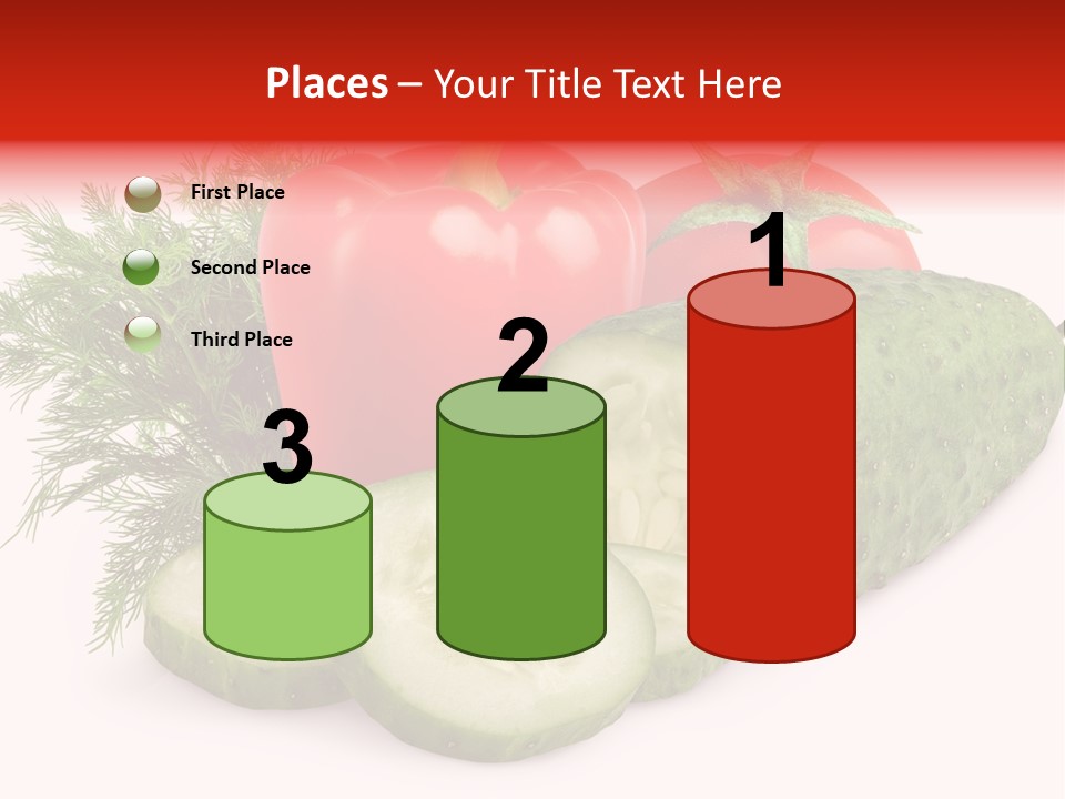 Sweet Group Cucumber PowerPoint Template