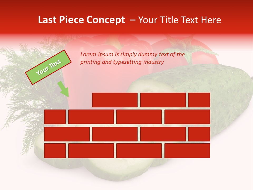 Sweet Group Cucumber PowerPoint Template