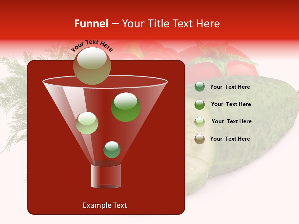 Sweet Group Cucumber PowerPoint Template