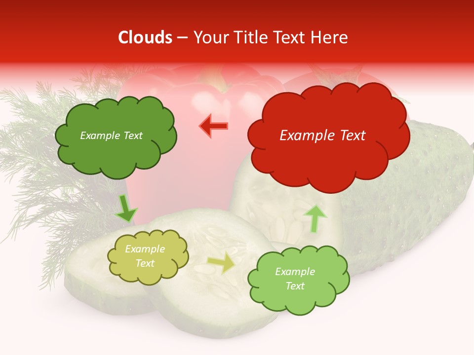 Sweet Group Cucumber PowerPoint Template