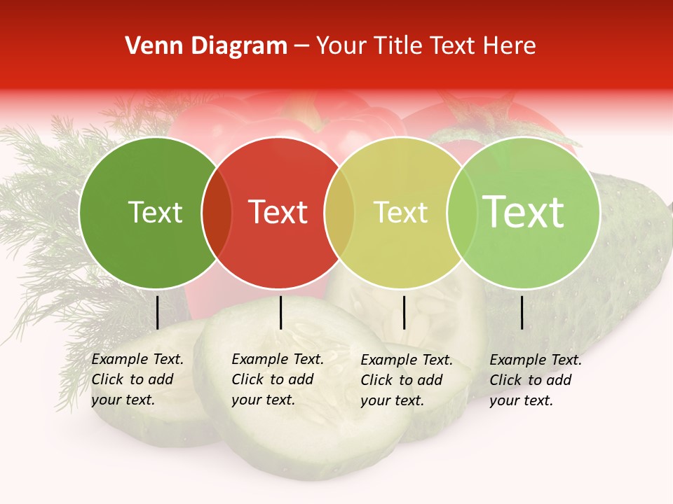 Sweet Group Cucumber PowerPoint Template