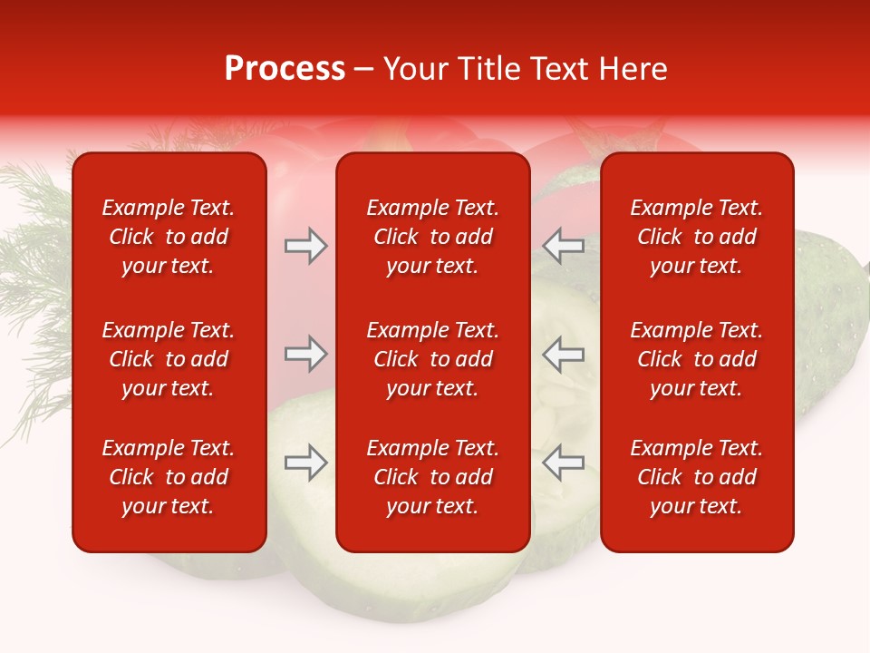 Sweet Group Cucumber PowerPoint Template