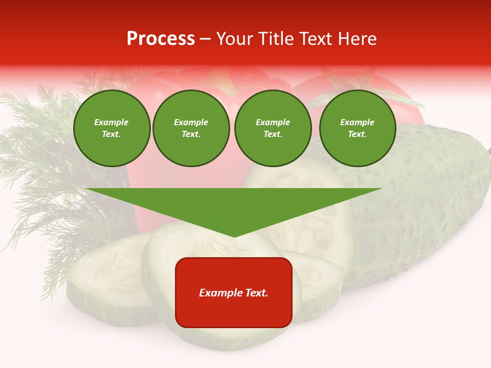 Sweet Group Cucumber PowerPoint Template