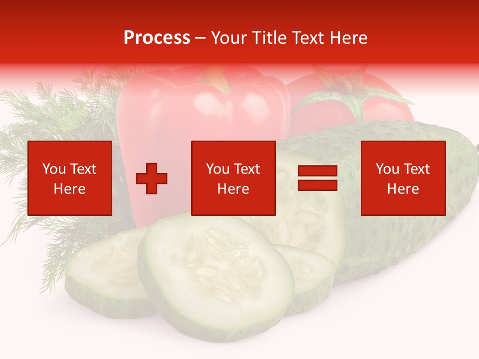 Sweet Group Cucumber PowerPoint Template