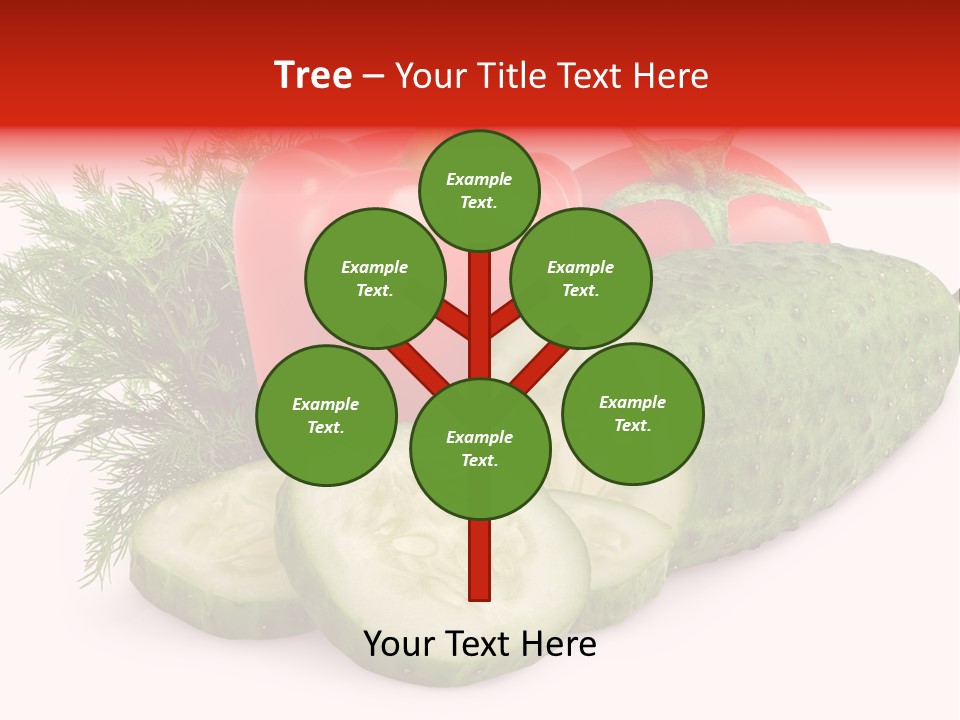 Sweet Group Cucumber PowerPoint Template