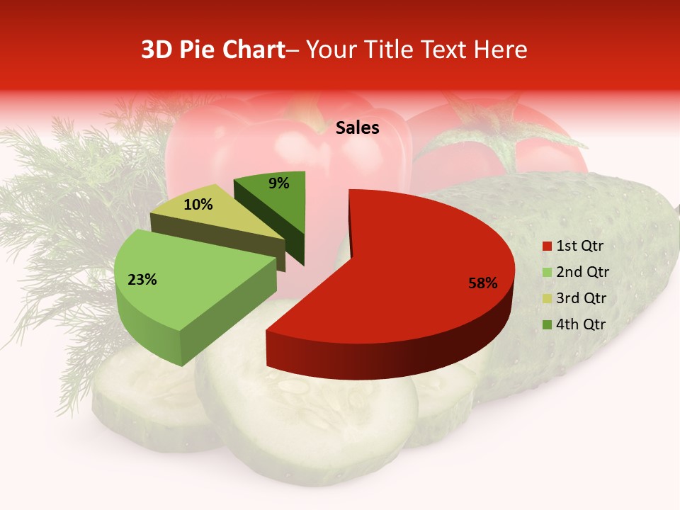 Sweet Group Cucumber PowerPoint Template