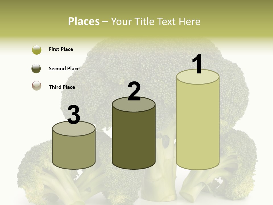 A Broccoli Powerpoint Presentation Is Shown PowerPoint Template