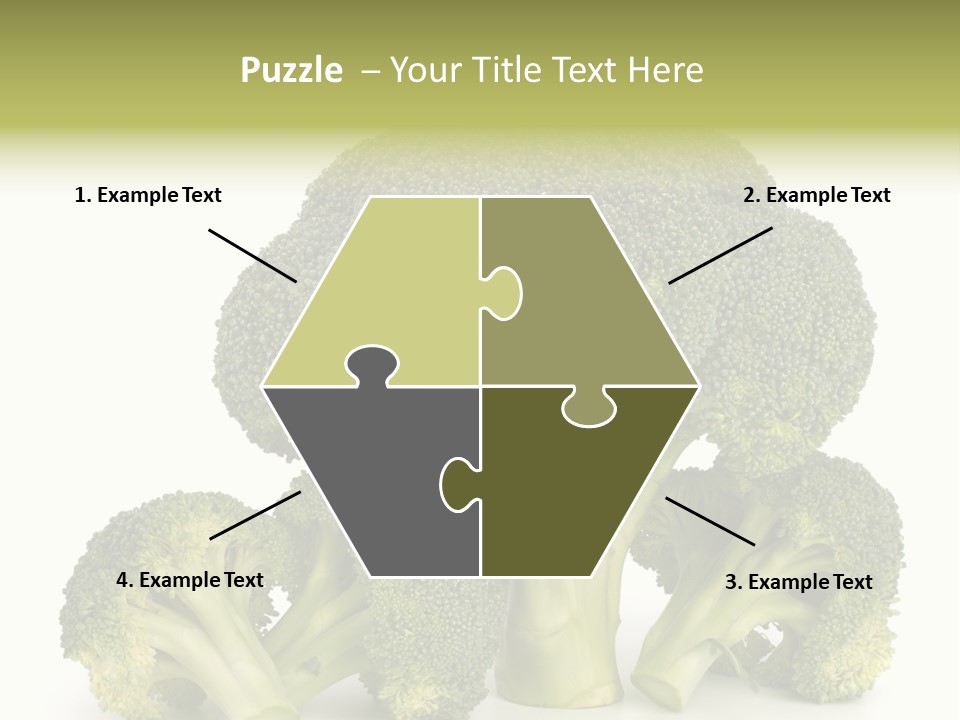 A Broccoli Powerpoint Presentation Is Shown PowerPoint Template