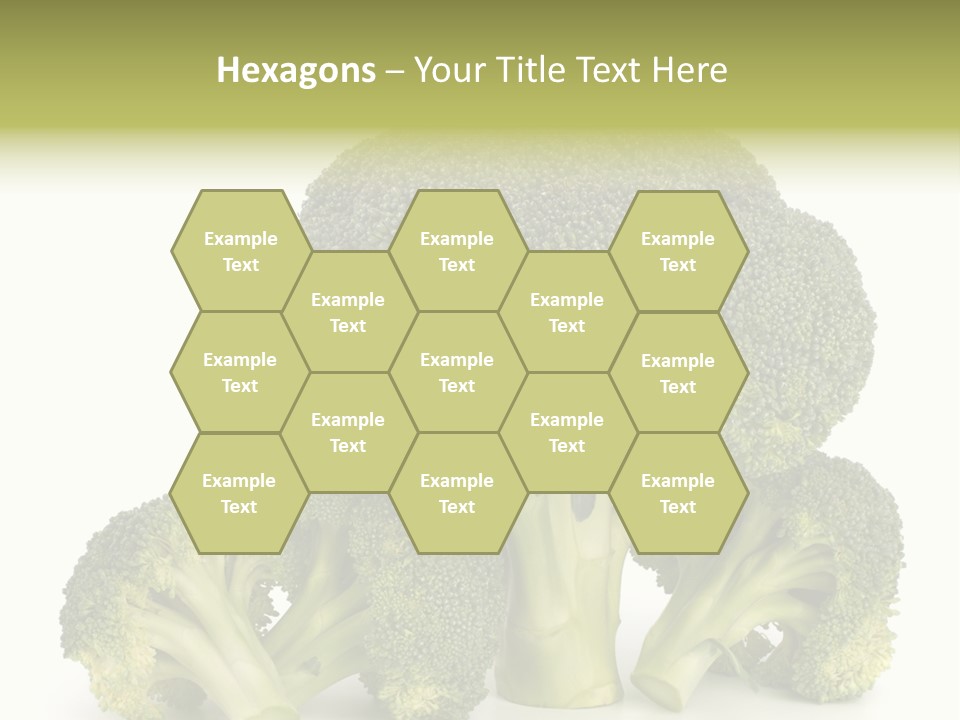 A Broccoli Powerpoint Presentation Is Shown PowerPoint Template