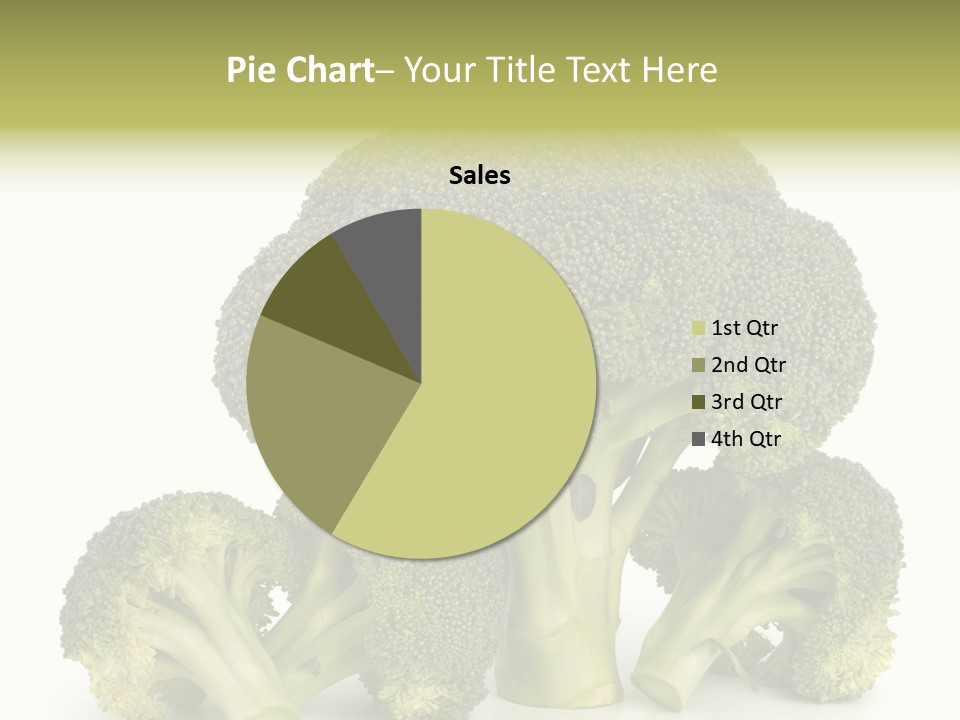 A Broccoli Powerpoint Presentation Is Shown PowerPoint Template