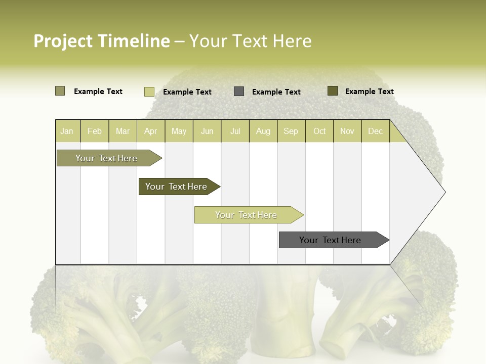 A Broccoli Powerpoint Presentation Is Shown PowerPoint Template