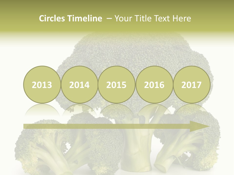 A Broccoli Powerpoint Presentation Is Shown PowerPoint Template