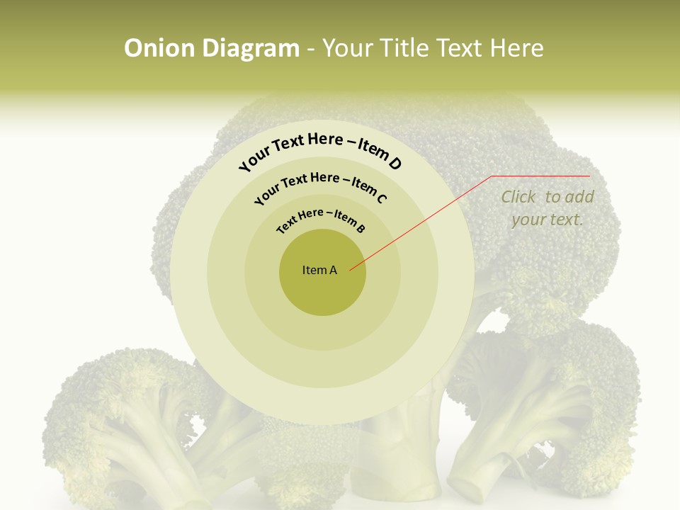 A Broccoli Powerpoint Presentation Is Shown PowerPoint Template