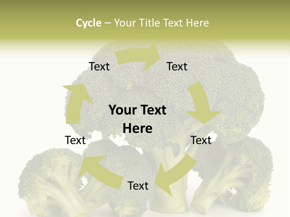 A Broccoli Powerpoint Presentation Is Shown PowerPoint Template