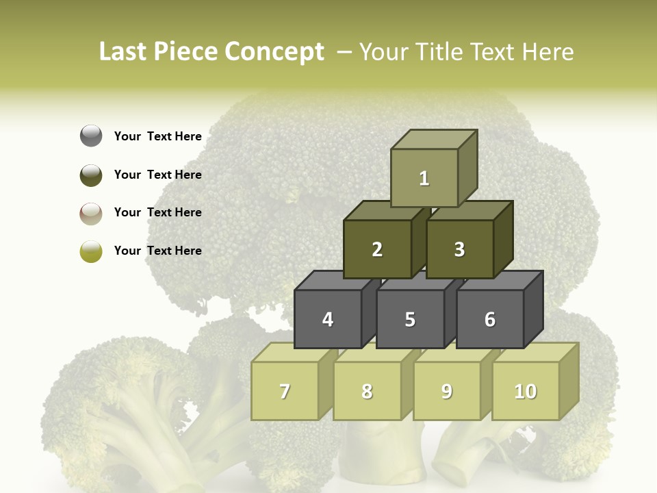 A Broccoli Powerpoint Presentation Is Shown PowerPoint Template