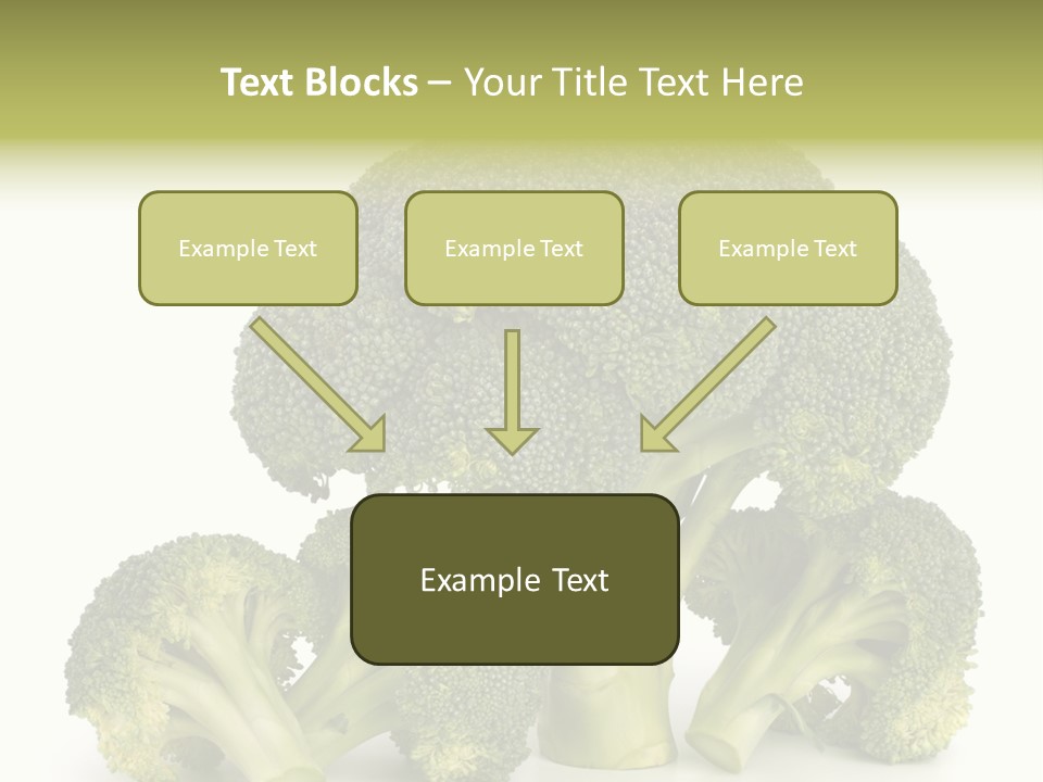 A Broccoli Powerpoint Presentation Is Shown PowerPoint Template