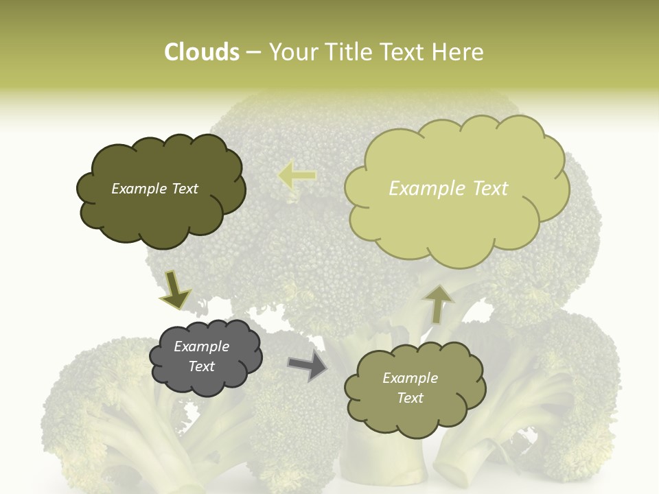A Broccoli Powerpoint Presentation Is Shown PowerPoint Template