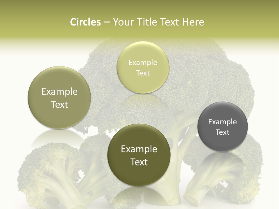A Broccoli Powerpoint Presentation Is Shown PowerPoint Template