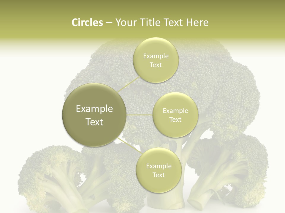 A Broccoli Powerpoint Presentation Is Shown PowerPoint Template