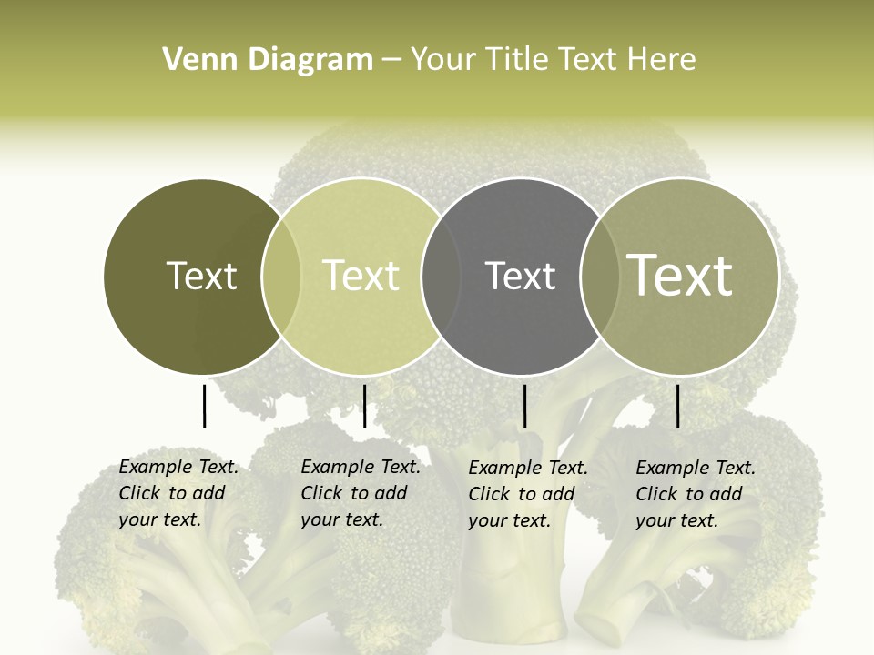 A Broccoli Powerpoint Presentation Is Shown PowerPoint Template