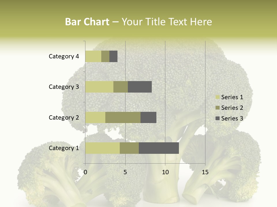 A Broccoli Powerpoint Presentation Is Shown PowerPoint Template