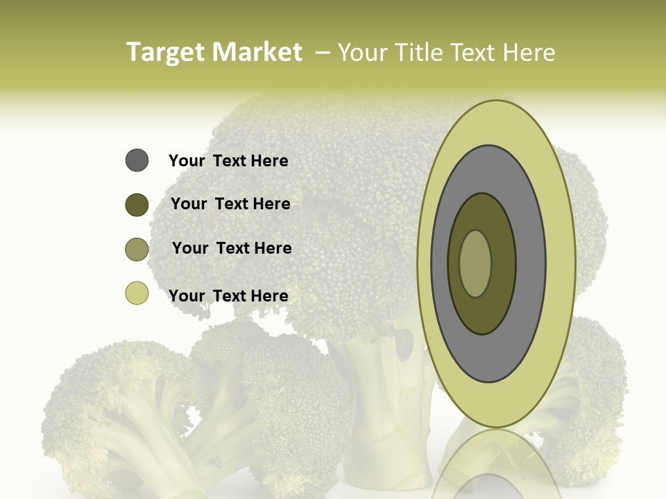 A Broccoli Powerpoint Presentation Is Shown PowerPoint Template