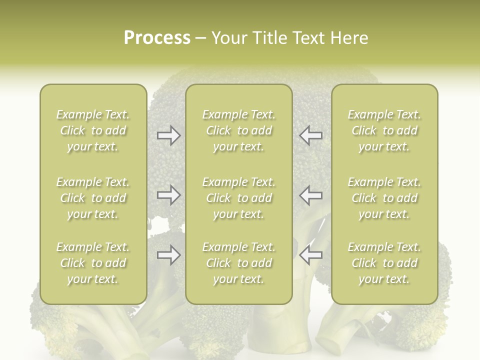 A Broccoli Powerpoint Presentation Is Shown PowerPoint Template