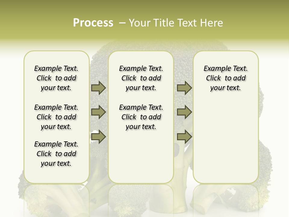 A Broccoli Powerpoint Presentation Is Shown PowerPoint Template