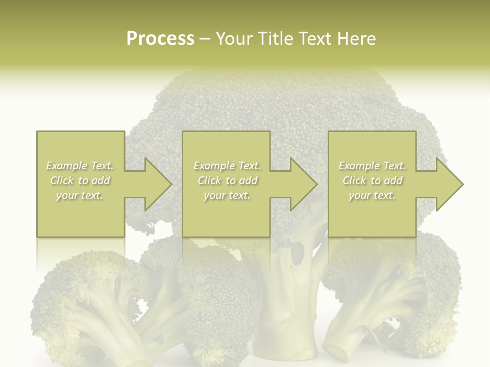 A Broccoli Powerpoint Presentation Is Shown PowerPoint Template