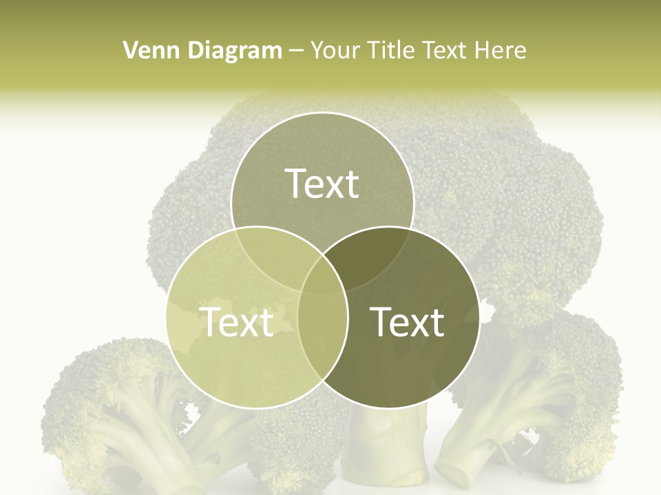 A Broccoli Powerpoint Presentation Is Shown PowerPoint Template