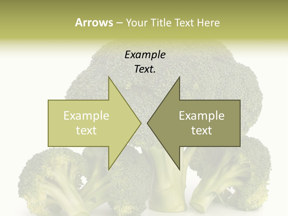 A Broccoli Powerpoint Presentation Is Shown PowerPoint Template