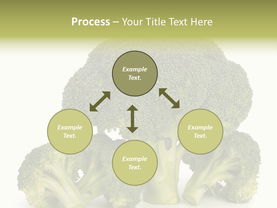 A Broccoli Powerpoint Presentation Is Shown PowerPoint Template