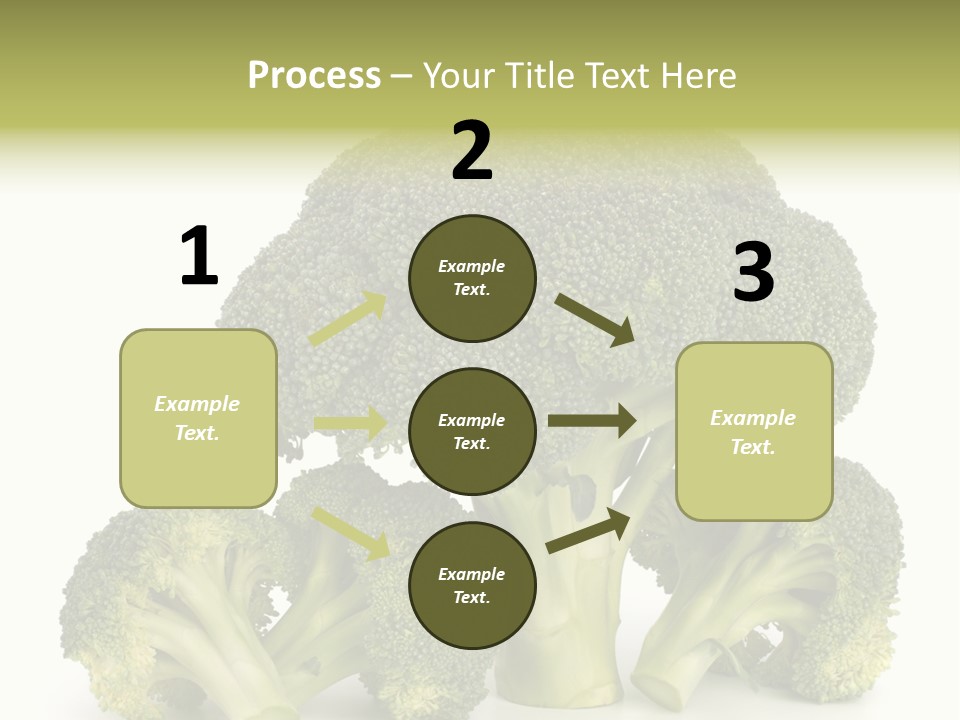 A Broccoli Powerpoint Presentation Is Shown PowerPoint Template