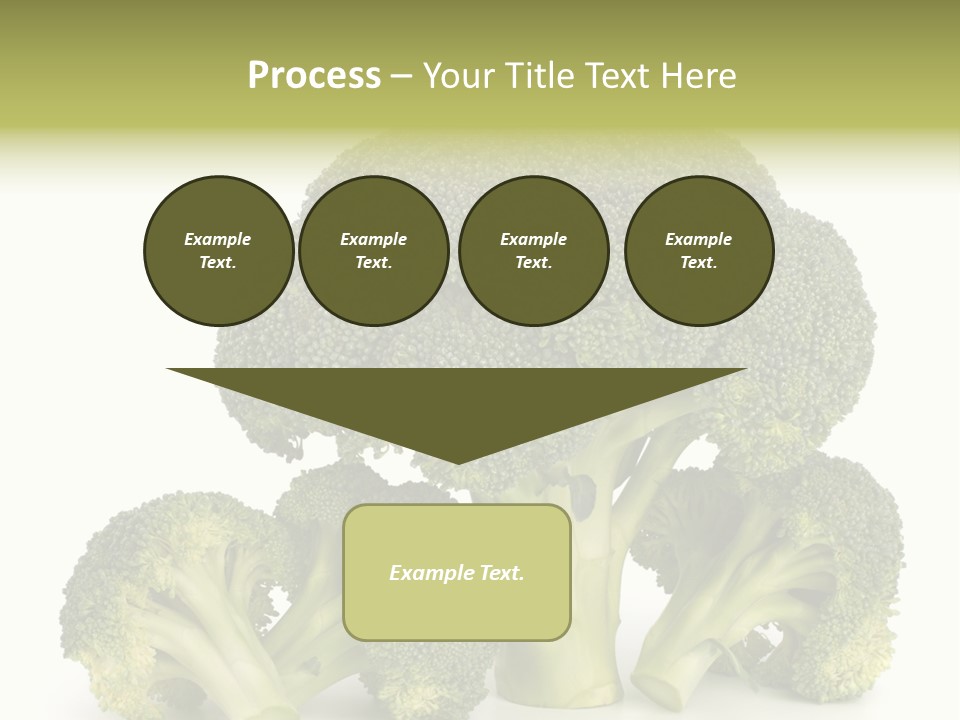A Broccoli Powerpoint Presentation Is Shown PowerPoint Template
