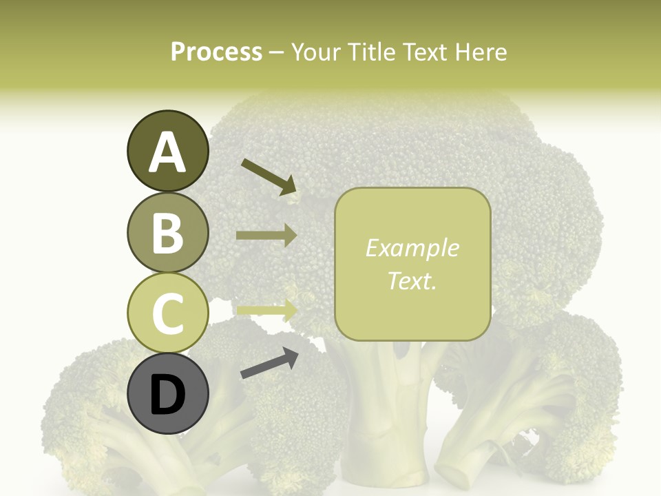 A Broccoli Powerpoint Presentation Is Shown PowerPoint Template