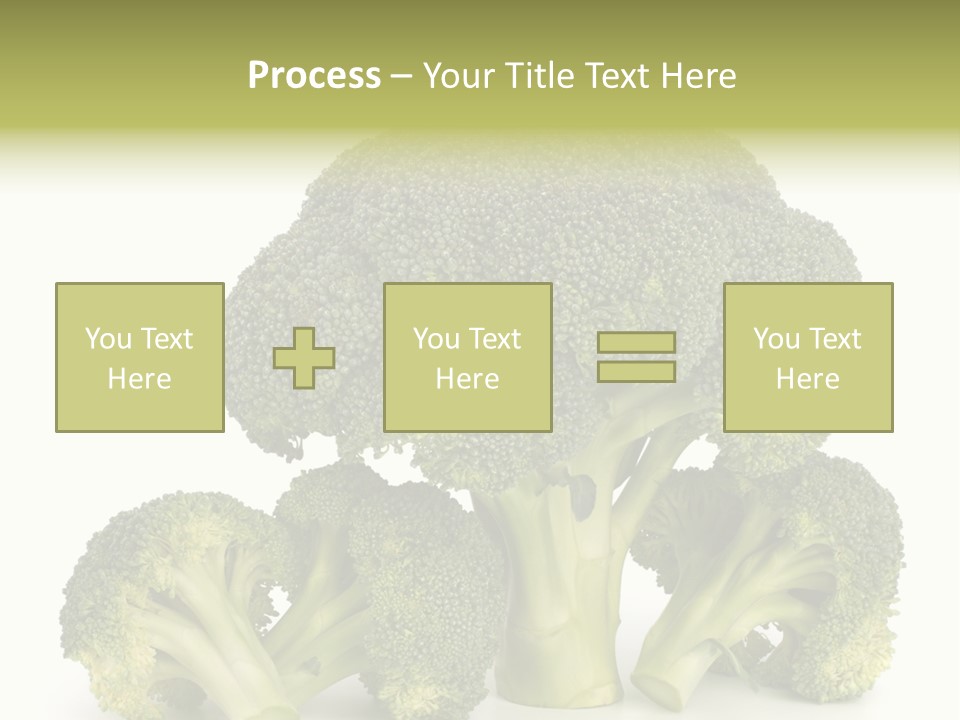A Broccoli Powerpoint Presentation Is Shown PowerPoint Template