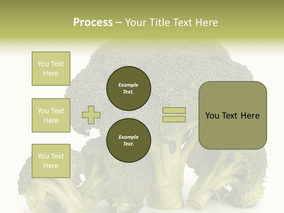 A Broccoli Powerpoint Presentation Is Shown PowerPoint Template