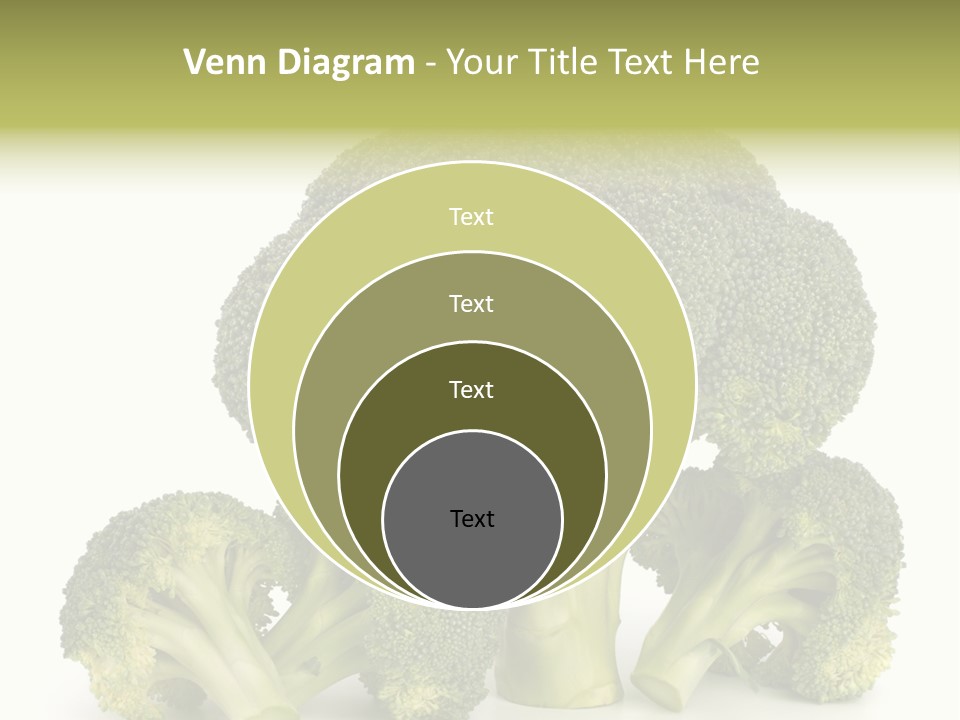 A Broccoli Powerpoint Presentation Is Shown PowerPoint Template