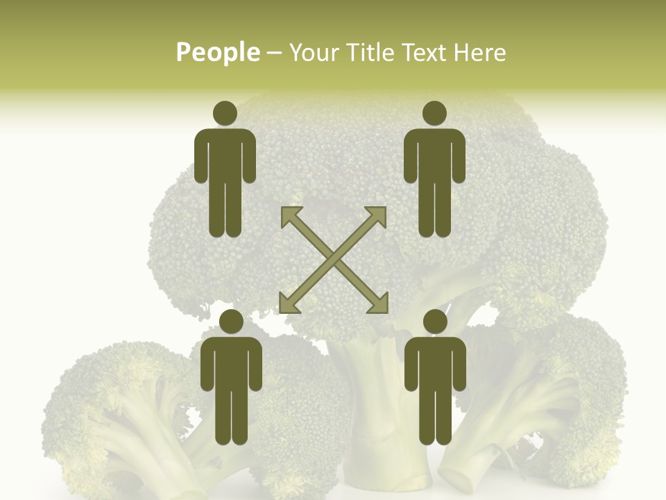 A Broccoli Powerpoint Presentation Is Shown PowerPoint Template
