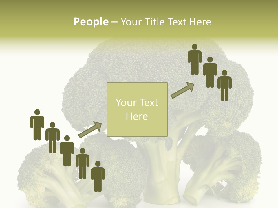 A Broccoli Powerpoint Presentation Is Shown PowerPoint Template