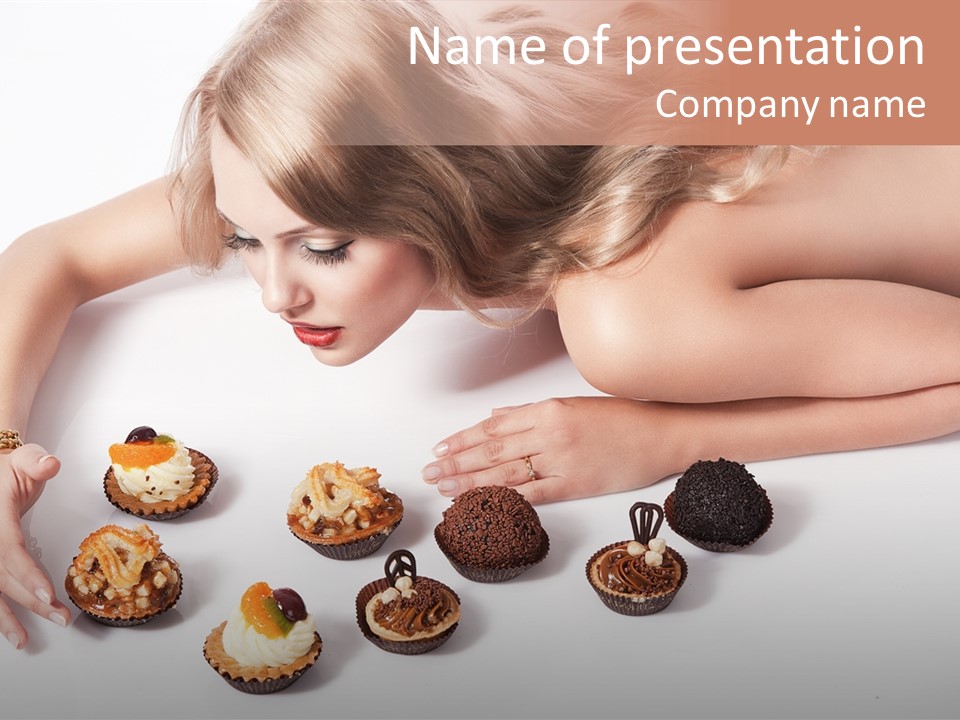 Candies Delicious Hungry PowerPoint Template