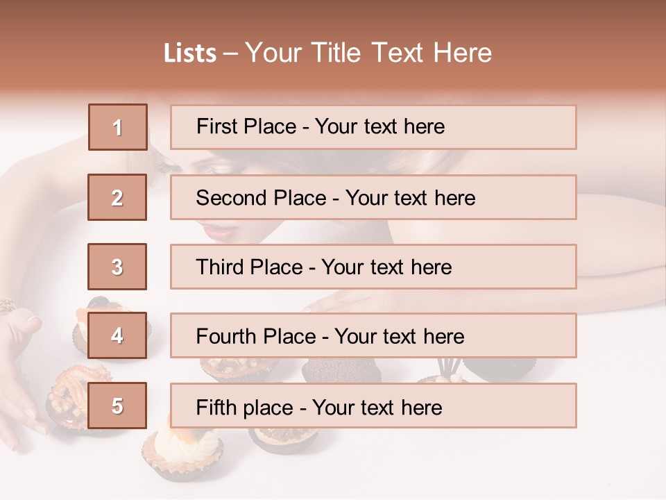 Candies Delicious Hungry PowerPoint Template