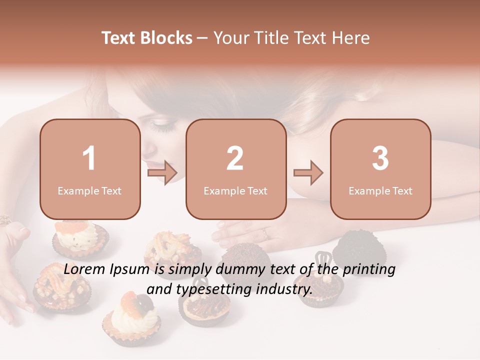 Candies Delicious Hungry PowerPoint Template