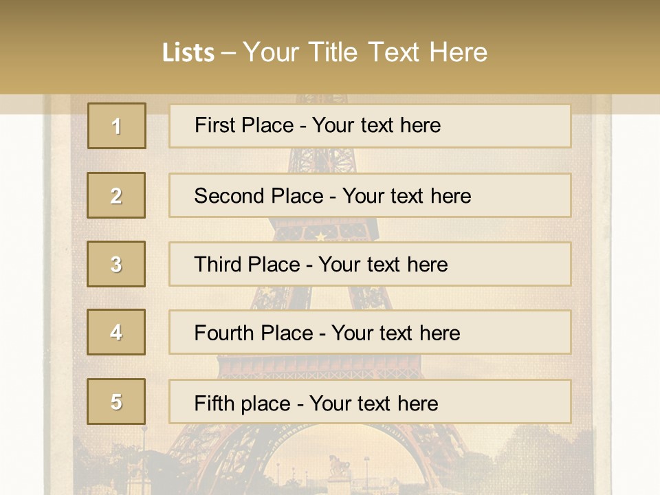 Banchina Grunge Venezia PowerPoint Template