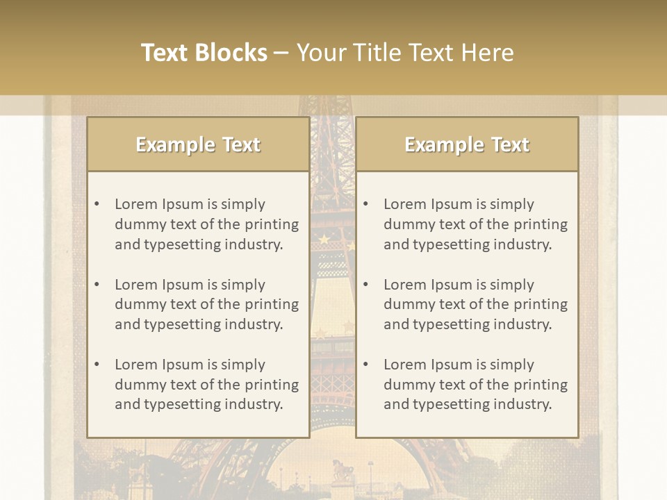 Banchina Grunge Venezia PowerPoint Template