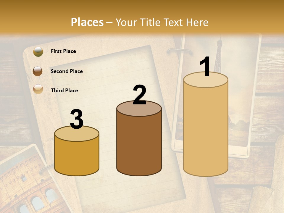 Panorama Isola Piazza Dei Miracoli PowerPoint Template